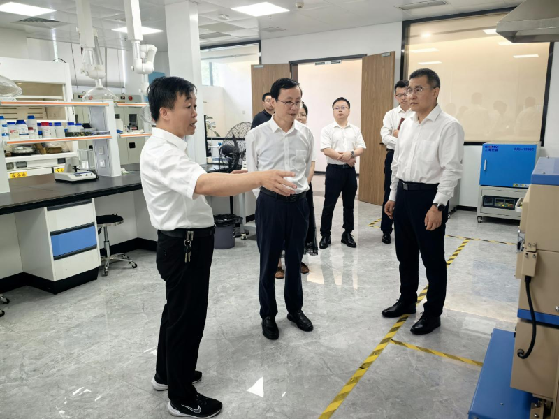 安徽省科技廳蒞臨公司調(diào)研基礎(chǔ)研究創(chuàng)新工作